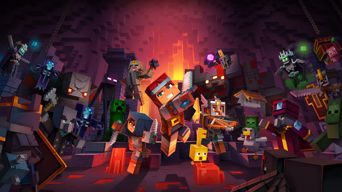Minecraft Dungeons 2 oznámené. Jeho vydanie je naplánované na jeseň